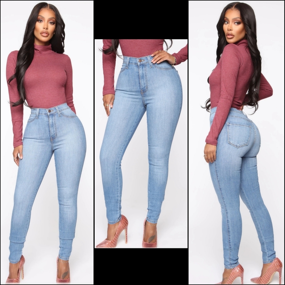 Classic High Waist Skinny Jeans